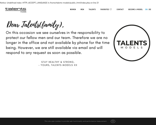 Talents Models Logo